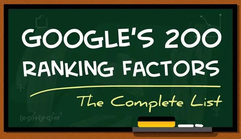 200 yếu tố xếp hạng của Google – phiên bản mới nhất